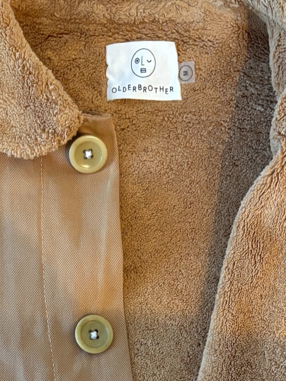 Older Brother Sherpa Chore Coat, Chaga Brown, Size Medium - Picture 6 of 10